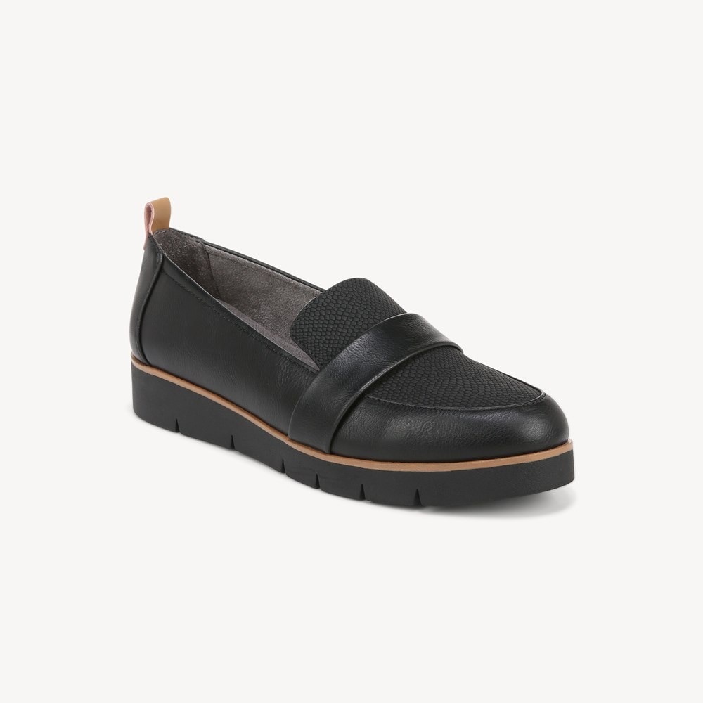 Dr. Scholl's Shoes Sz 6W Women's Webster Loafer in Black
